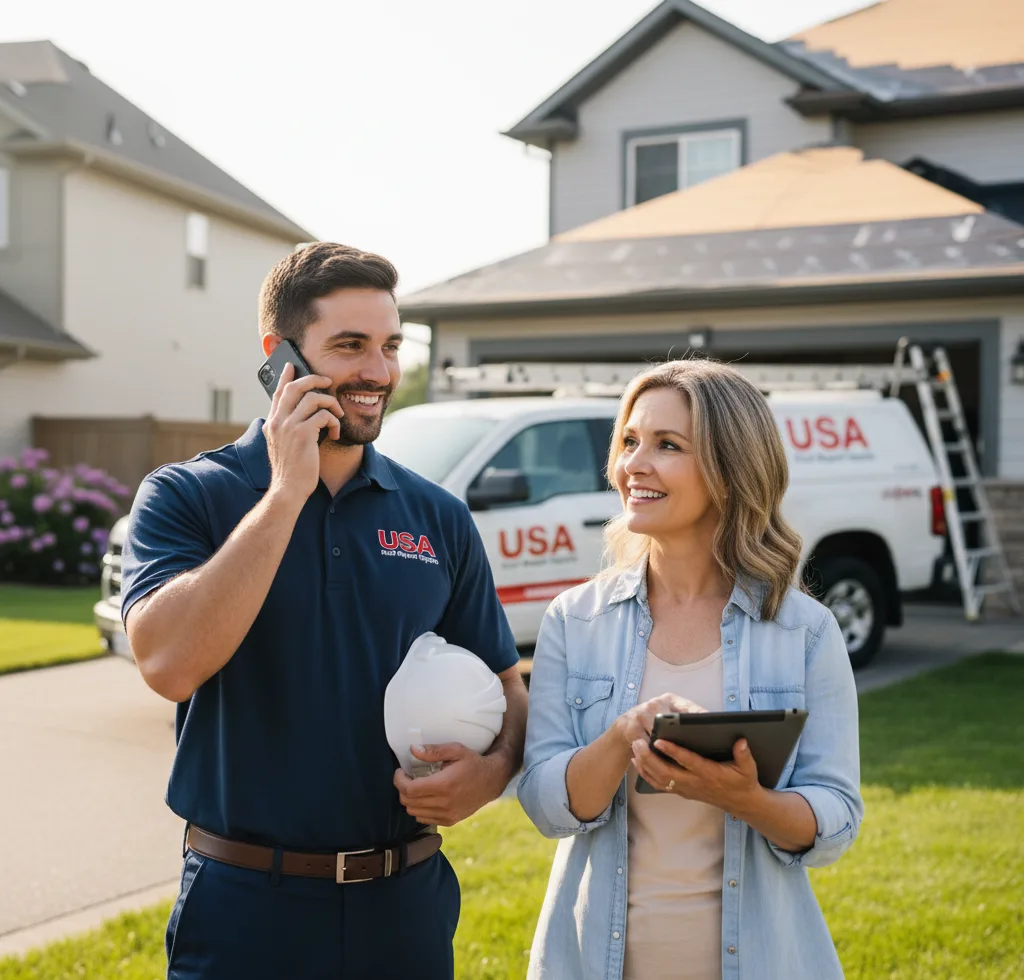 USA Roof Repair Experts customer support in Malaga